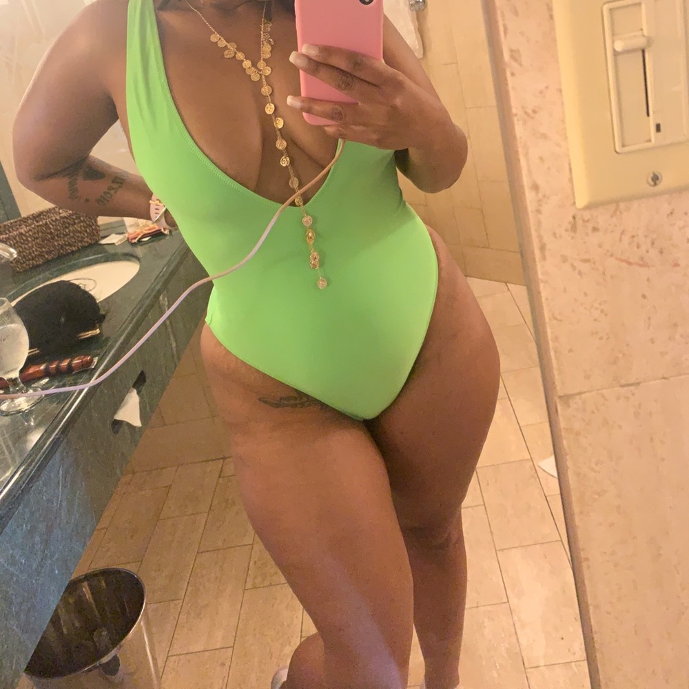 Green neon Swimsuit
